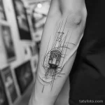 Фото тату про метро - Tattoo featuring the rhythm of a subways arrival and c e fb d dbca _1 - 080124 tatufoto.com 080