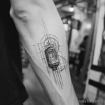 Фото тату про метро - Tattoo featuring the rhythm of a subways arrival and ebf cbb b fdcc _1 - 080124 tatufoto.com 084