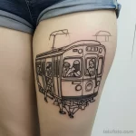 Фото тату про метро - Tattoo of a subway car with passengers on the thi adcce af f bad dbd - 080124 tatufoto.com 093