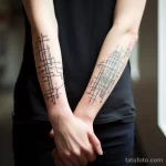 Фото тату про метро - Tattoo with a map of subway lines wrapped around cbdc bf a acdf fecbb - 080124 tatufoto.com 159