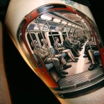 Фото тату про метро - тату метро _1_2_3 - 080124 tatufoto.com 195