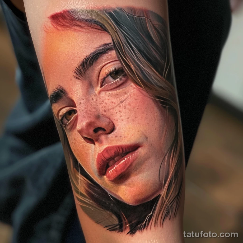 Цвета для тату — A portrait tattoo in realistic color on someones arm cfad bb ace edbb _1_2 — 030124 tatufoto.com 162