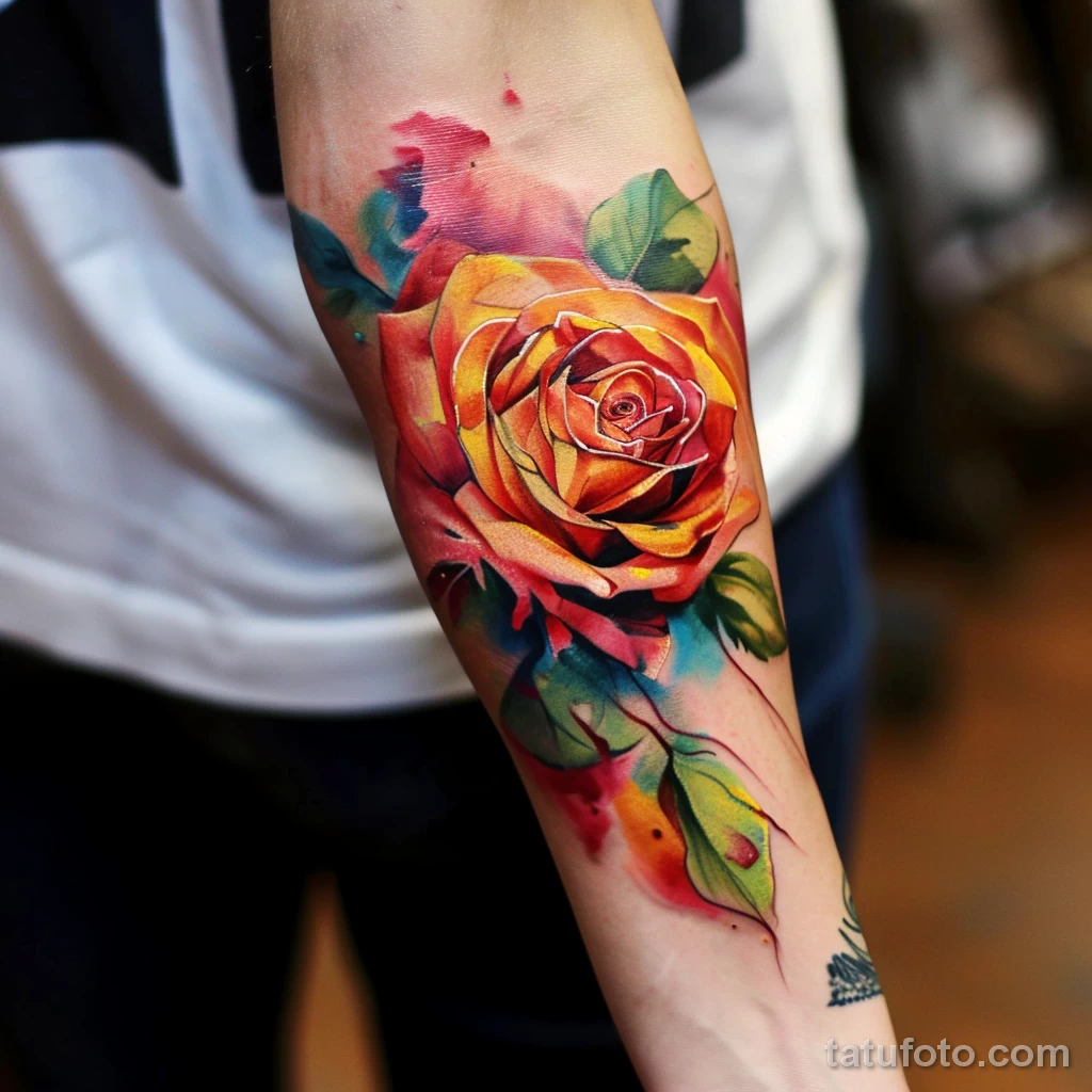 Цвета для тату - Examples of Successful Colorful Tattoos style r a bda fd f fbaa _1 - 030124 tatufoto.com 342
