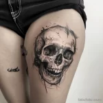 Интимное тату на фото - Artistic skull tattoo near the groin style raw bd e d b ccf _1_2_3 - 080224 tatufoto.com 034