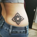 Интимное тату на фото - Celtic knot tattoo on the side waist style raw af bf e b fd - 080224 tatufoto.com 077