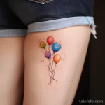 Интимное тату на фото - Colorful balloon tattoo near the groin style raw bdb be d aaadbfd - 080224 tatufoto.com 100