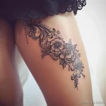 Интимное тату на фото - Dainty lace tattoo on the upper thigh style raw ac d fc a _1_2 - 080224 tatufoto.com 136