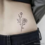 Интимное тату на фото - Delicate rose tattoo on the hip bone style raw aaae c e bedaa _1_2 - 080224 tatufoto.com 188