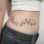 Интимное тату на фото - Delicate vine tattoo on the side waist style raw e db bc afdfcb _1_2 - 080224 tatufoto.com 192