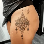 Интимное тату на фото - Diamond shaped tattoo near the pelvic area style ec da ca becc ebfcfd _1_2_3 - 080224 tatufoto.com 197