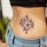 Интимное тату на фото - Diamond shaped tattoo near the pelvic area style fdabd ec c c eeefec - 080224 tatufoto.com 198