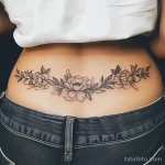 Интимное тату на фото - Floral design tattoo on the lower back style raw af db a bef abf _1 - 080224 tatufoto.com 238
