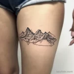 Интимное тату на фото - Mountain range tattoo near the groin style raw fbce ccb f b bdeda _1_2 - 080224 tatufoto.com 319