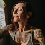 Интимное тату на фото - Portrait of a woman overcoming norms with her tattoo bbba de ae a fcf - 080224 tatufoto.com 340