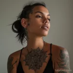 Интимное тату на фото - Portrait of a woman with a cultural intimate tattoo dad cd dfb c fdbdaa - 080224 tatufoto.com 343