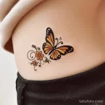 Интимное тату на фото - Small butterfly tattoo on the lower belly style r bf a dc db ddbaad - 080224 tatufoto.com 364