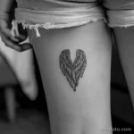 Интимное тату на фото - Tiny angel wing tattoo near the groin style raw cab c ce bc dcdeed _1 - 080224 tatufoto.com 488