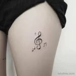 Интимное тату на фото - Tiny music note tattoo on the upper thigh style r be fdb c efdcabad - 080224 tatufoto.com 517