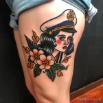 Интимное тату на фото - Traditional sailor tattoo on the upper thigh styl d afd bea ceffba - 080224 tatufoto.com 542