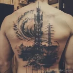 Татуировка про радио - Realistic example of a tattoo on a persons body disp ca fd f e eacf - 130224 tatufoto.com 015