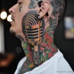 Татуировка про радио - Realistic example of a tattoo on a persons body feat a d aebf fbdffb _1 - 130224 tatufoto.com 028