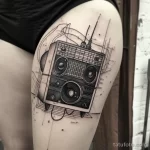 Татуировка про радио - Realistic example of a tattoo on a persons body illu babbf ec a af feabbcd _1_2 - 130224 tatufoto.com 044