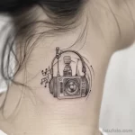 Татуировка про радио - Realistic example of a tattoo on a persons body show caebf b abe dbea - 130224 tatufoto.com 060