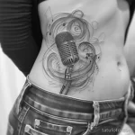 Татуировка про радио - Realistic tattoo concept of a radio microphone surro bed aa ef ad edce _1 - 130224 tatufoto.com 104