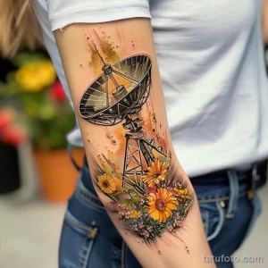 Татуировка про радио - Realistic tattoo design gracing the slender forearm baa e bafefd - 130224 tatufoto.com 117
