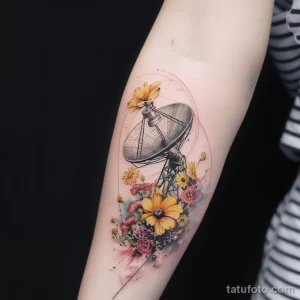 Татуировка про радио - Realistic tattoo design gracing the slender forearm baa e bafefd _1 - 130224 tatufoto.com 118