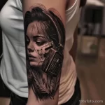 Татуировка про радио - Realistic tattoo design incorporating a radio antenn fda ccd bb a fed _1_2 - 130224 tatufoto.com 127