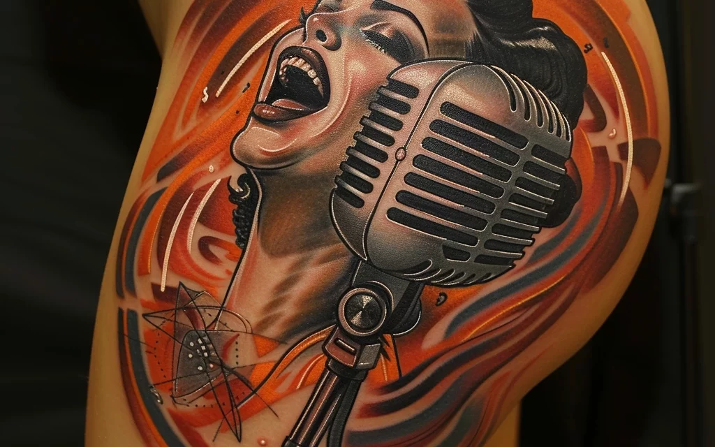 Татуировки с рисунком радио к Всемирному дню радио – 13 февраля