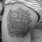Татуировка про радио - Realistic tattoo idea incorporating an old fashioned ca cb cbfea - 130224 tatufoto.com 153