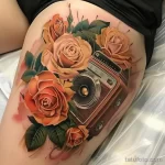 Татуировка про радио - Realistic tattoo inspiration with a vintage radio se dab de b faff _1 - 130224 tatufoto.com 186