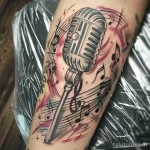 Татуировка про радио - Realistic tattoo sketch featuring a retro microphone aaadde ce aa badbb _1_2 - 130224 tatufoto.com 194