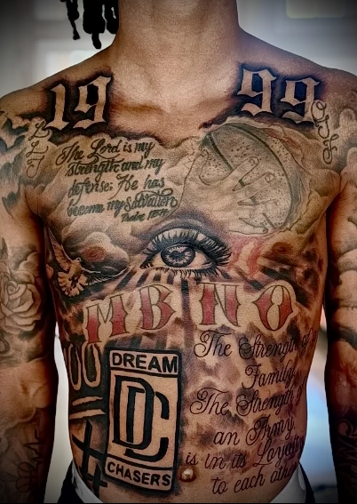 Джа Моранта потратил 10 часов на создание татуировки в честь Коби Брайанта - фото для tatufoto.com 5