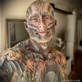 Мужчина, у которого татуировки на 95% тела показал, как выглядел до того, как начал делать татуировки - tatufoto.com 04032024 1