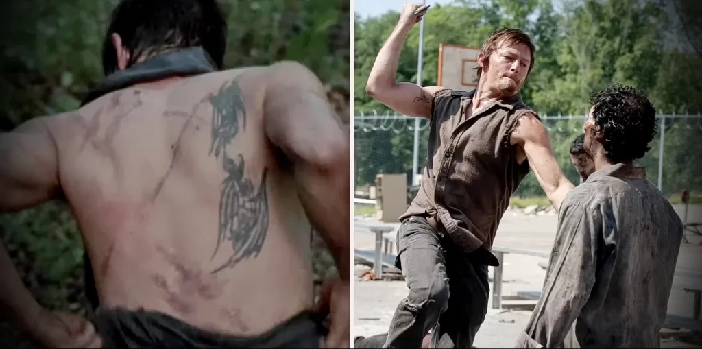 Daryl Dixon from The Walking Dead tattoo 3 - 180624 tatufoto.com 003