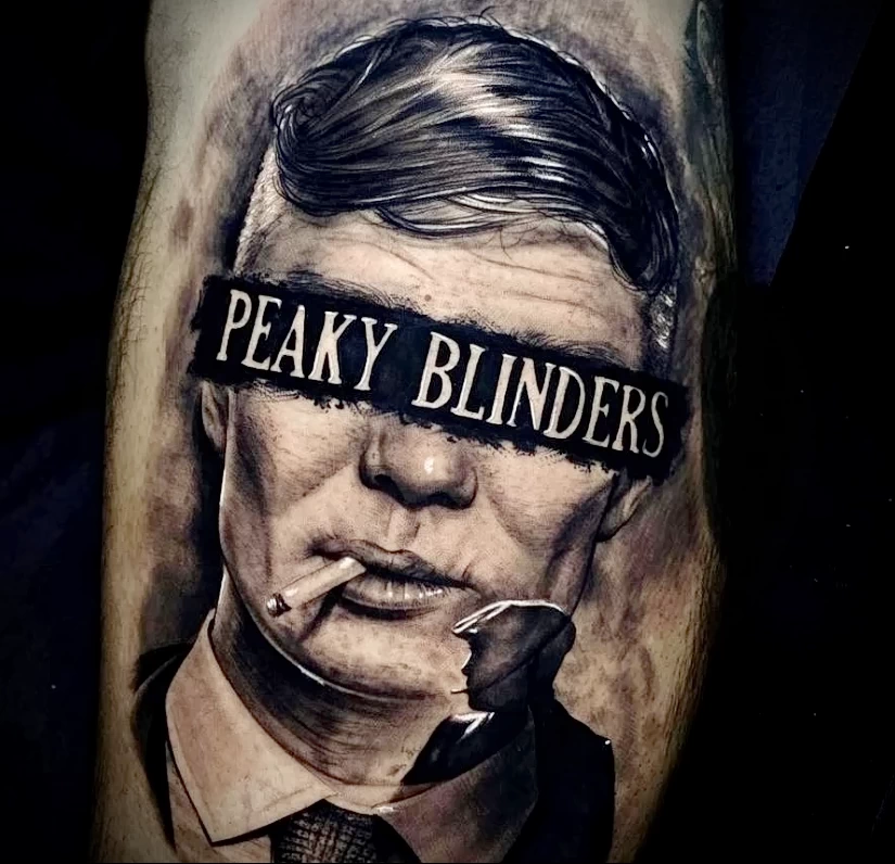 Thomas Shelby from Peaky Blinders tattoo 2 - 180624 tatufoto.com 025