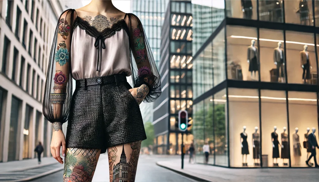 Модная женская одежда Elmirus и татуировки для tatufoto.com 2