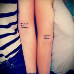Татуировки с азбукой Морзе - 210724 tatufoto.com 024