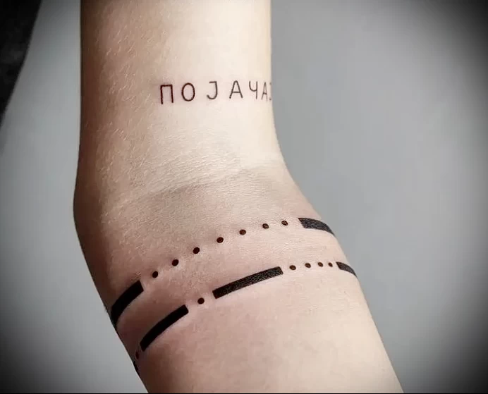 Татуировки с азбукой Морзе - 210724 tatufoto.com 031