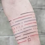 Татуировки с азбукой Морзе - 210724 tatufoto.com 048