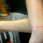 Татуировки с азбукой Морзе - 210724 tatufoto.com 050