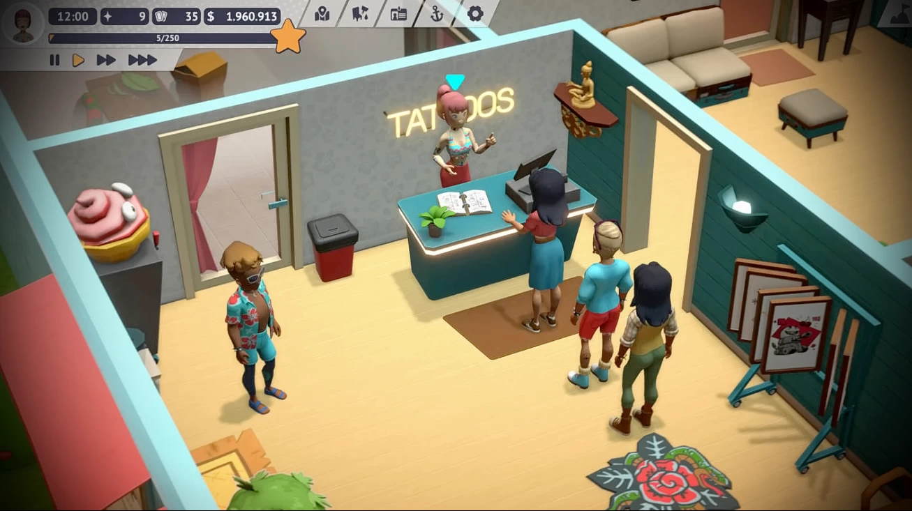 Tattoo Tycoon - симулятор управления тату-салоном от создателей Leisure Suit Larry - tatufoto.com 5