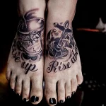Голень и ступни тату 10 - 230824 tatufoto.com 09