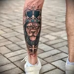 Голень и ступни тату 2 - 230824 tatufoto.com 02