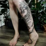 Голень и ступни тату 5 - 230824 tatufoto.com 04