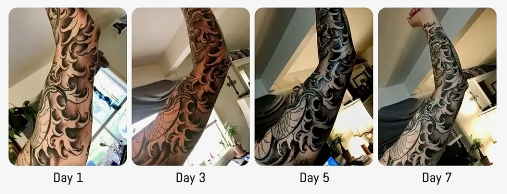 КАКИЕ ФАКТОРЫ ВЛИЯЮТ НА ЗАЖИВЛЕНИЕ ТАТУИРОВКИ 2 - 290824 tatufoto.com 02
