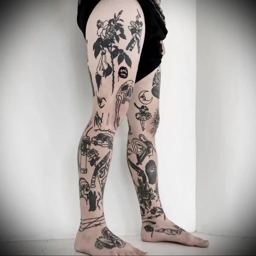Ноги тату 1 - 230824 tatufoto.com 17